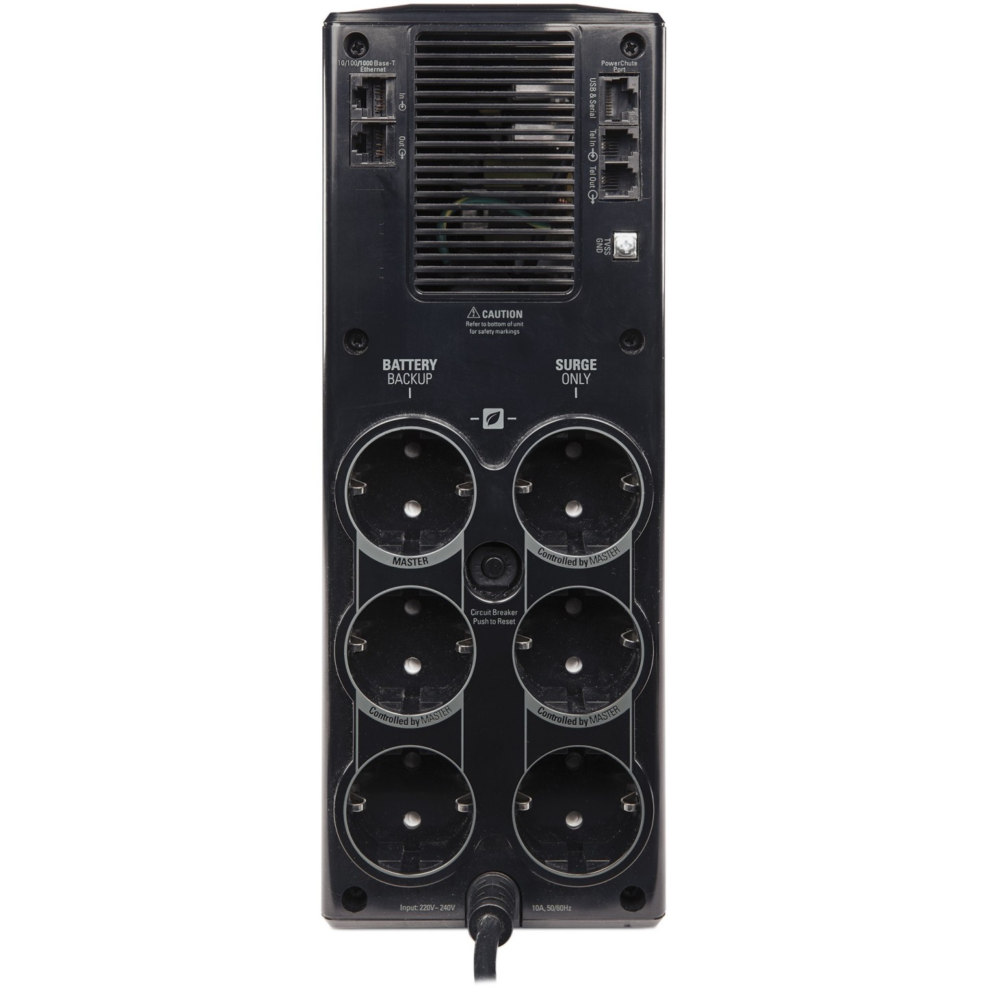 APC Back-UPS Pro - BR1200G-GR - 1200VA/720W Line-Interactive UPS, Black, LCD, 6× Schuko Outlets