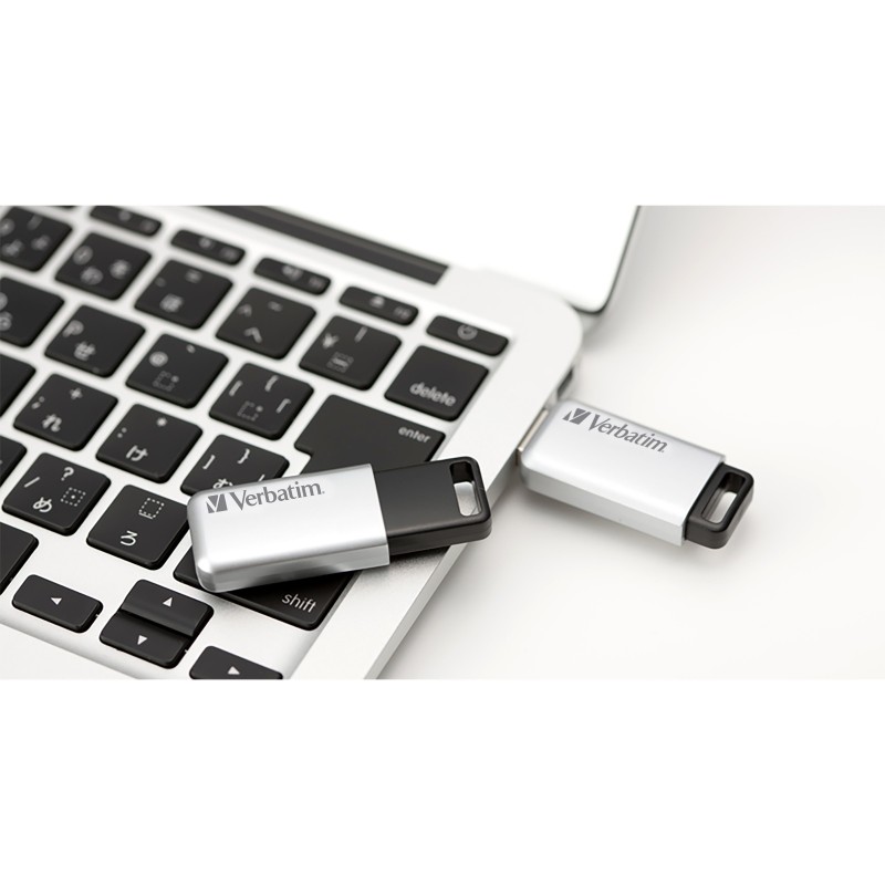 Buy Verbatim Secure Data Pro USB 3.2 Gen1 Flash Drive - 64GB - Black/Grey, USB-A... in Cyprus, Nicosia, Limassol, Larnaka, Pafos