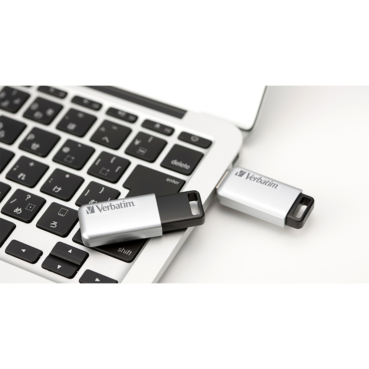 Verbatim Secure Data Pro USB 3.2 Gen1 Flash Drive - 64GB - Black/Grey, USB-A, AES-256 Encryption