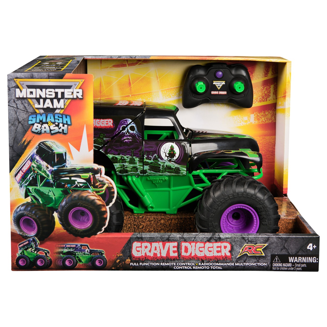 Buy Spinmaster Monster Jam - Smash 'n Bash Grave Digger. (Mastab 1:15) in Cyprus, Nicosia, Limassol, Larnaka, Pafos