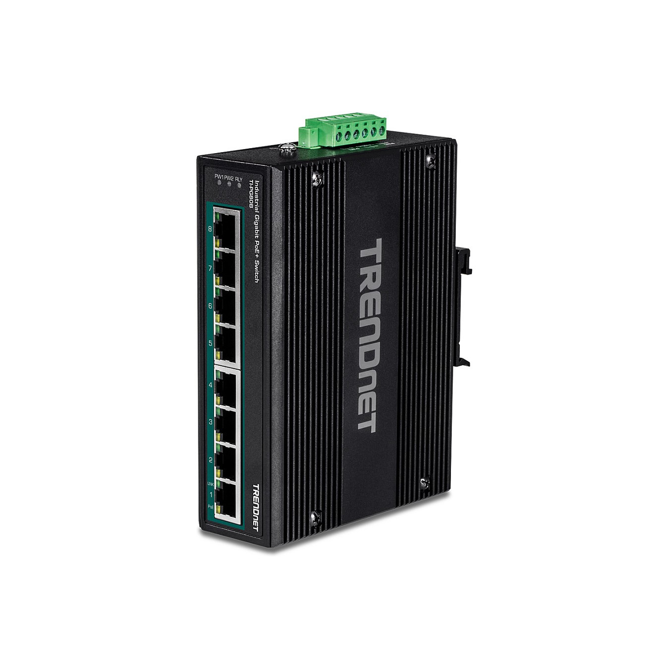 Buy TRENDnet TI-PG80B 8-Port PoE+ Switch Industrial Gigabit DIN-Rail (24-56V) in Cyprus, Nicosia, Limassol, Larnaka, Pafos