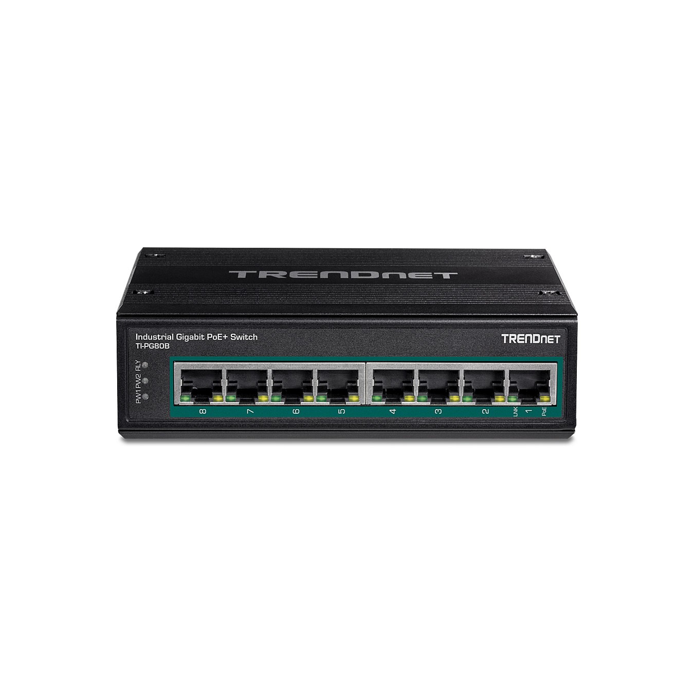 Buy TRENDnet TI-PG80B 8-Port PoE+ Switch Industrial Gigabit DIN-Rail (24-56V) in Cyprus, Nicosia, Limassol, Larnaka, Pafos