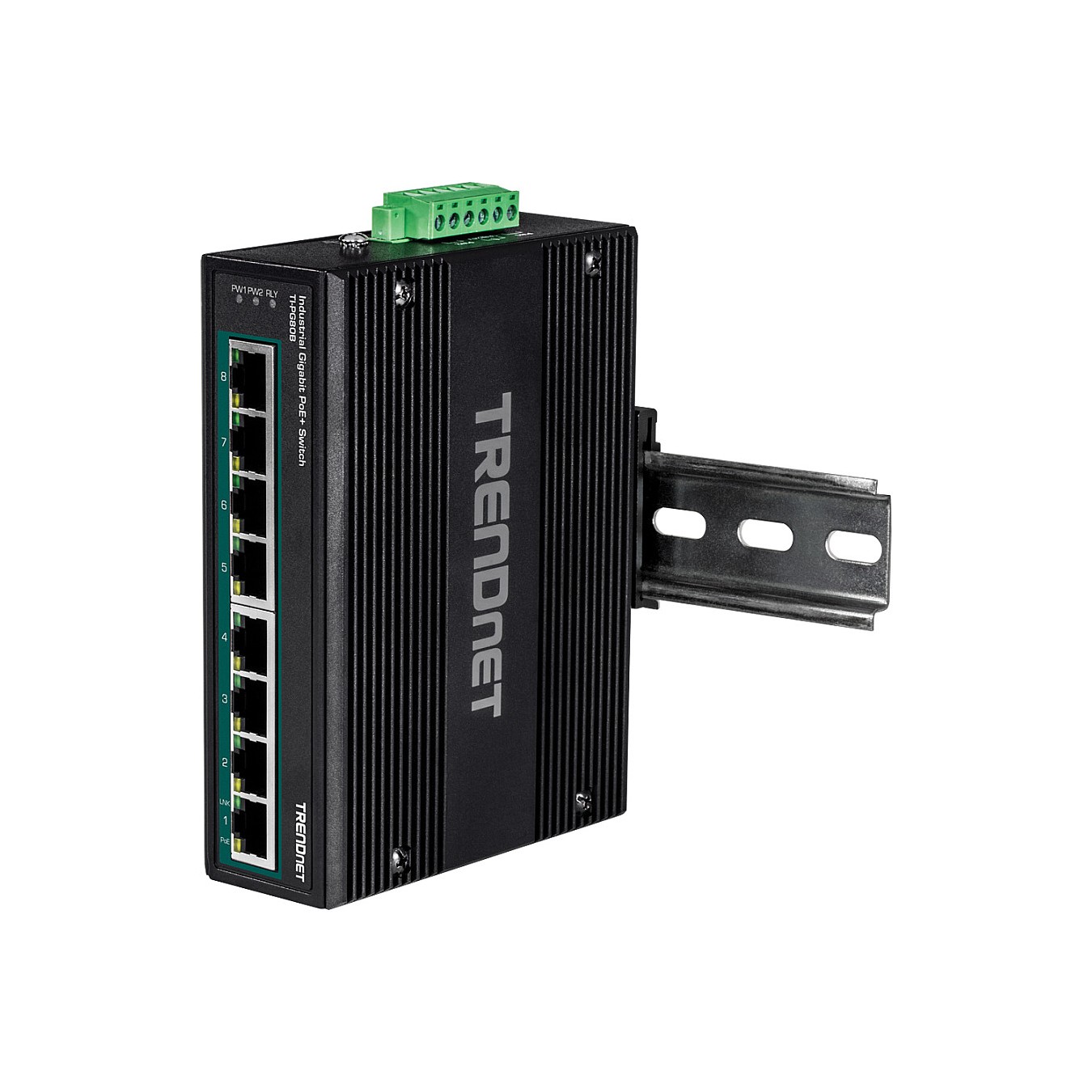 Buy TRENDnet TI-PG80B 8-Port PoE+ Switch Industrial Gigabit DIN-Rail (24-56V) in Cyprus, Nicosia, Limassol, Larnaka, Pafos