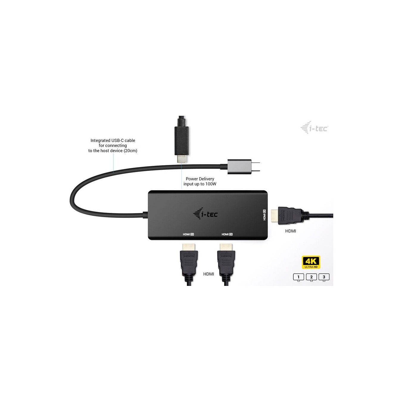 Buy D I-TEC USB-C Triple Display Docking Station Gen in Cyprus, Nicosia, Limassol, Larnaka, Pafos