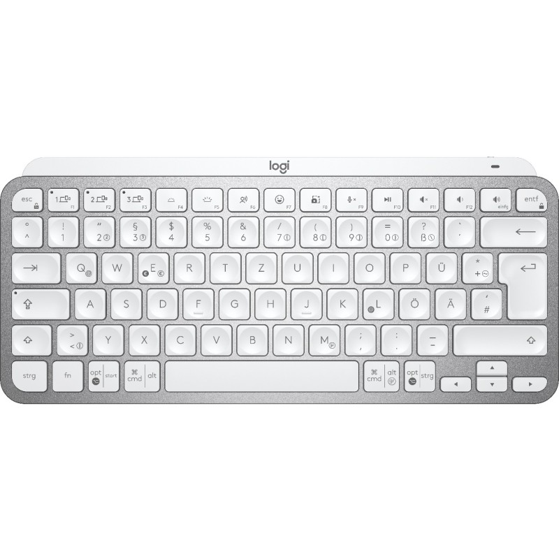 Buy Logitech MX Keys Mini - Compact Wireless QWERTZ Keyboard - Pale Gray, LED Ba... in Cyprus, Nicosia, Limassol, Larnaka, Pafos