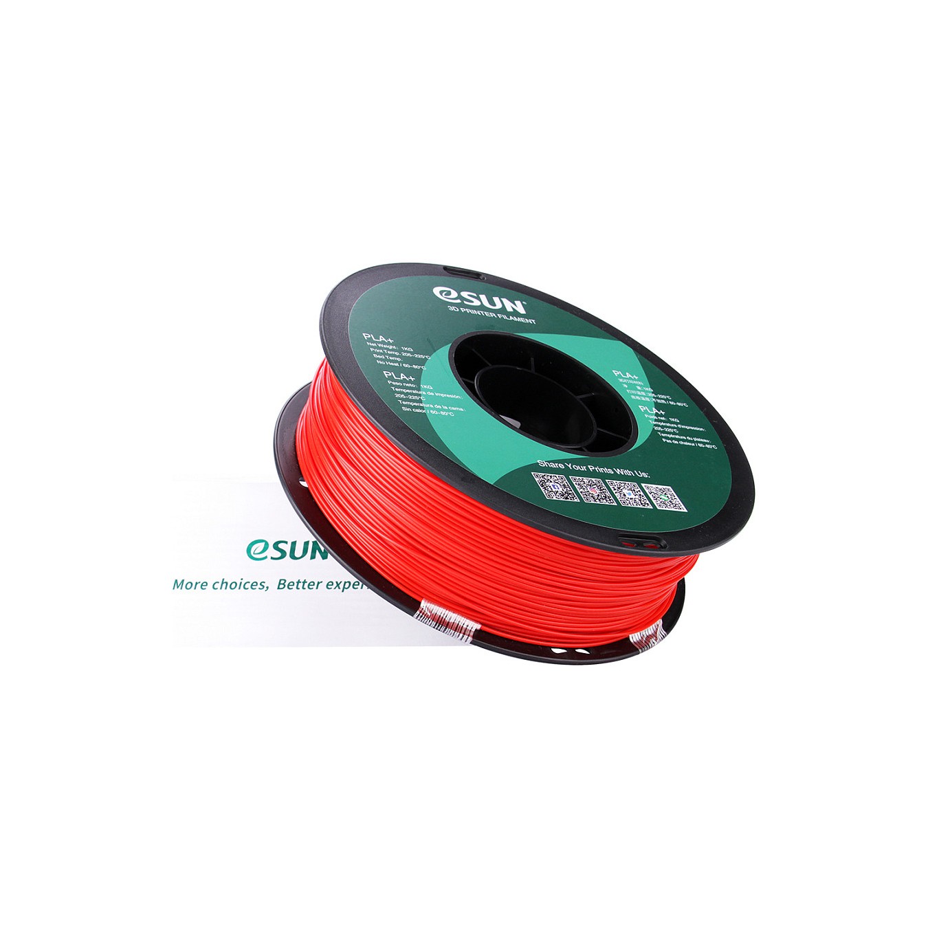 Buy PLA+ 1.75mm RED 1kg in Cyprus, Nicosia, Limassol, Larnaka, Pafos