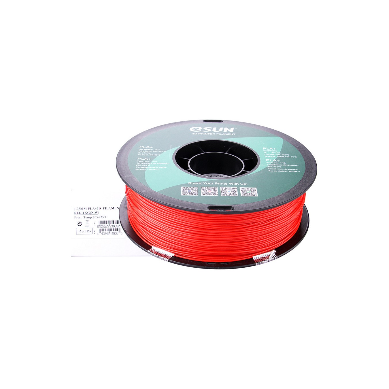 Buy PLA+ 1.75mm RED 1kg in Cyprus, Nicosia, Limassol, Larnaka, Pafos