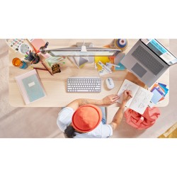 Buy Logitech MX Keys Mini - Compact Wireless QWERTZ Keyboard - Pale Gray, LED Ba... in Cyprus, Nicosia, Limassol, Larnaka, Pafos