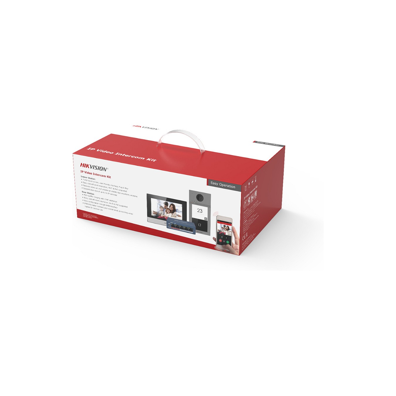 Buy HikVision Video Intercom DS-KIS604-S(C)(O-STD) Europe BV in Cyprus, Nicosia, Limassol, Larnaka, Pafos