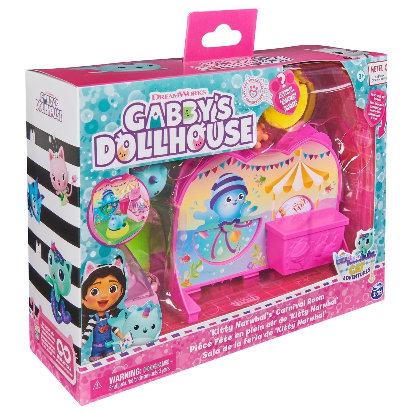 Buy Spinmaster Gabby's Dollhouse Deluxe Room Spielset - Fest-Raum mit Ktzchen Narwal in Cyprus, Nicosia, Limassol, Larnaka, Pafo