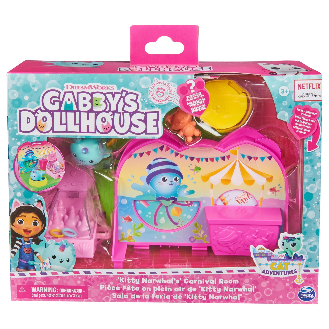Buy Spinmaster Gabby's Dollhouse Deluxe Room Spielset - Fest-Raum mit Ktzchen Narwal in Cyprus, Nicosia, Limassol, Larnaka, Pafo