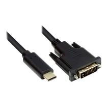 Buy Good Connections Adapterkabel USB-C an DVI 24+1 schw. 2m in Cyprus, Nicosia, Limassol, Larnaka, Pafos