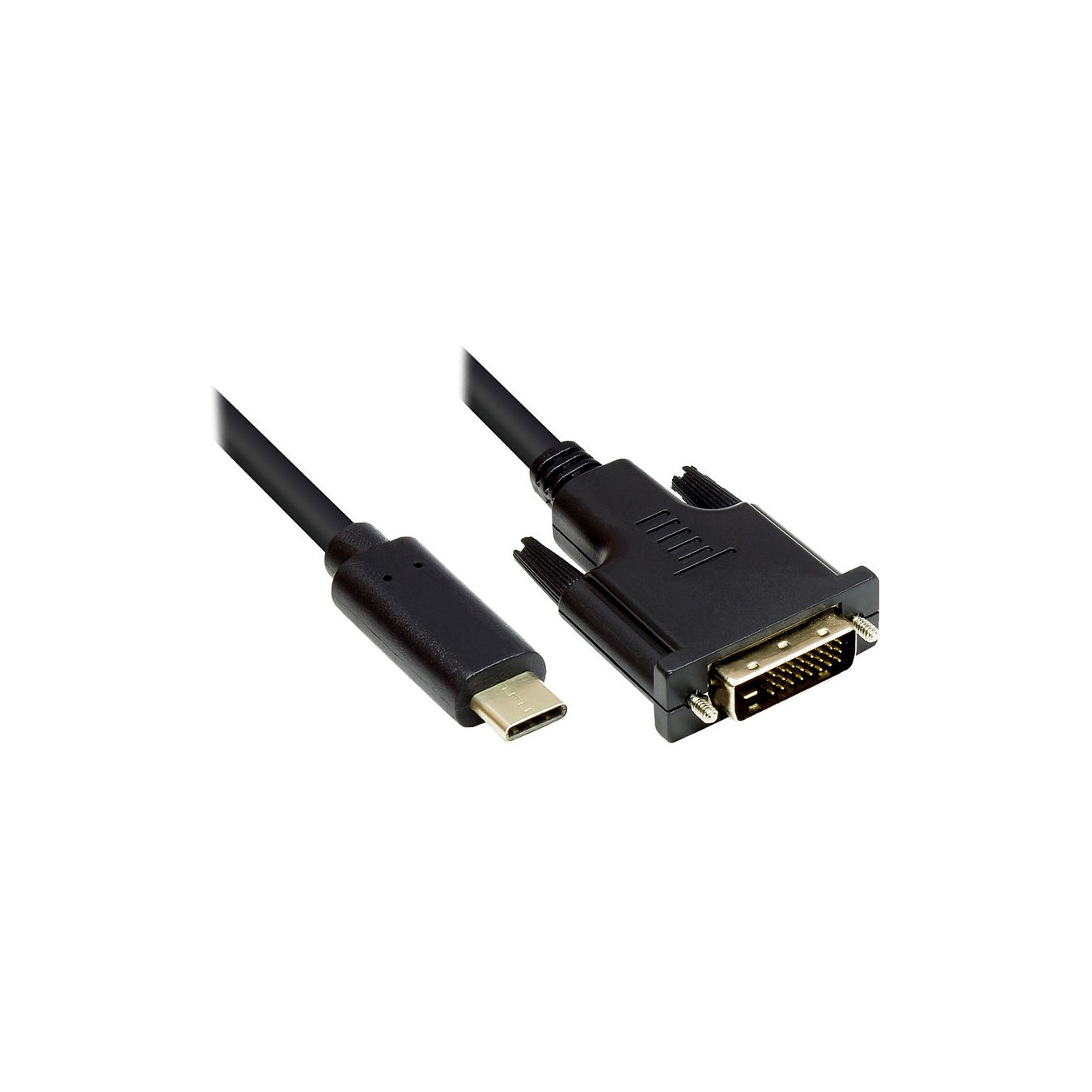 Buy Good Connections Adapterkabel USB-C an DVI 24+1 schw. 2m in Cyprus, Nicosia, Limassol, Larnaka, Pafos