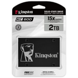 Buy Kingston KC600 - 2.5in SATA III SSD, 2.05TB (2TB), 3D TLC, 550/520 MB/s, 256... in Cyprus, Nicosia, Limassol, Larnaka, Pafos