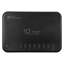 Buy GoodConnections USB Desktop Schnellladestation 200W 10-Port USB-C Schwarz in Cyprus, Nicosia, Limassol, Larnaka, Pafos