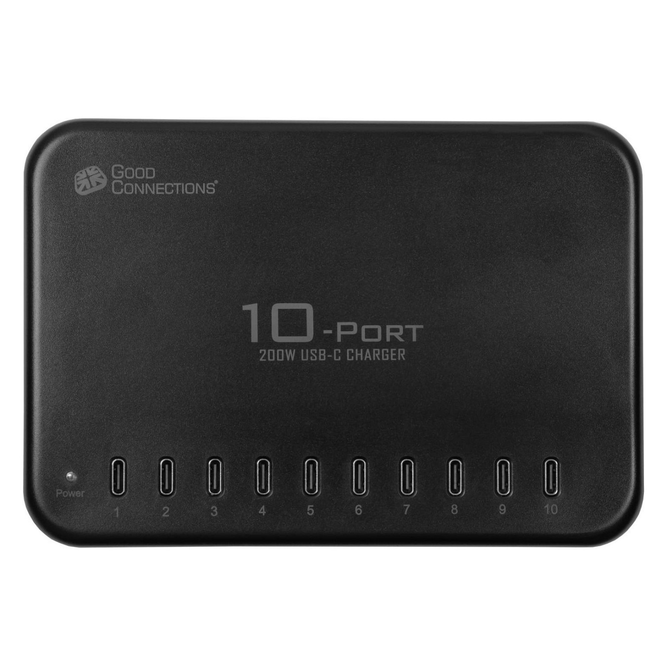 Buy GoodConnections USB Desktop Schnellladestation 200W 10-Port USB-C Schwarz in Cyprus, Nicosia, Limassol, Larnaka, Pafos