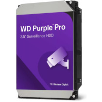 WD Purple Pro - WD122PURP - 12TB 3.5" SATA 6Gb/s Internal HDD, 7200 RPM, 512MB Cache, 24x7 Surveillance