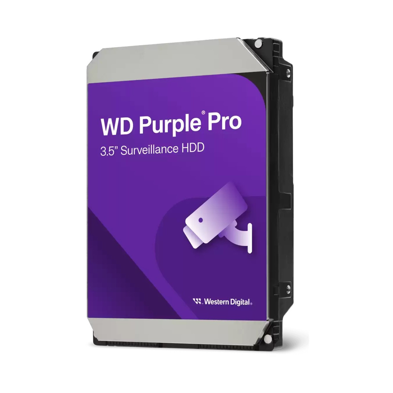 WD Purple Pro - WD122PURP - 12TB 3.5" SATA 6Gb/s Internal HDD, 7200 RPM, 512MB Cache, 24x7 Surveillance