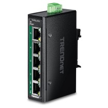 Buy TRENDnet TI-PGLC50 5-Port Gigabit PoE+ Industrial DIN-Rail Mini Switch in Cyprus, Nicosia, Limassol, Larnaka, Pafos