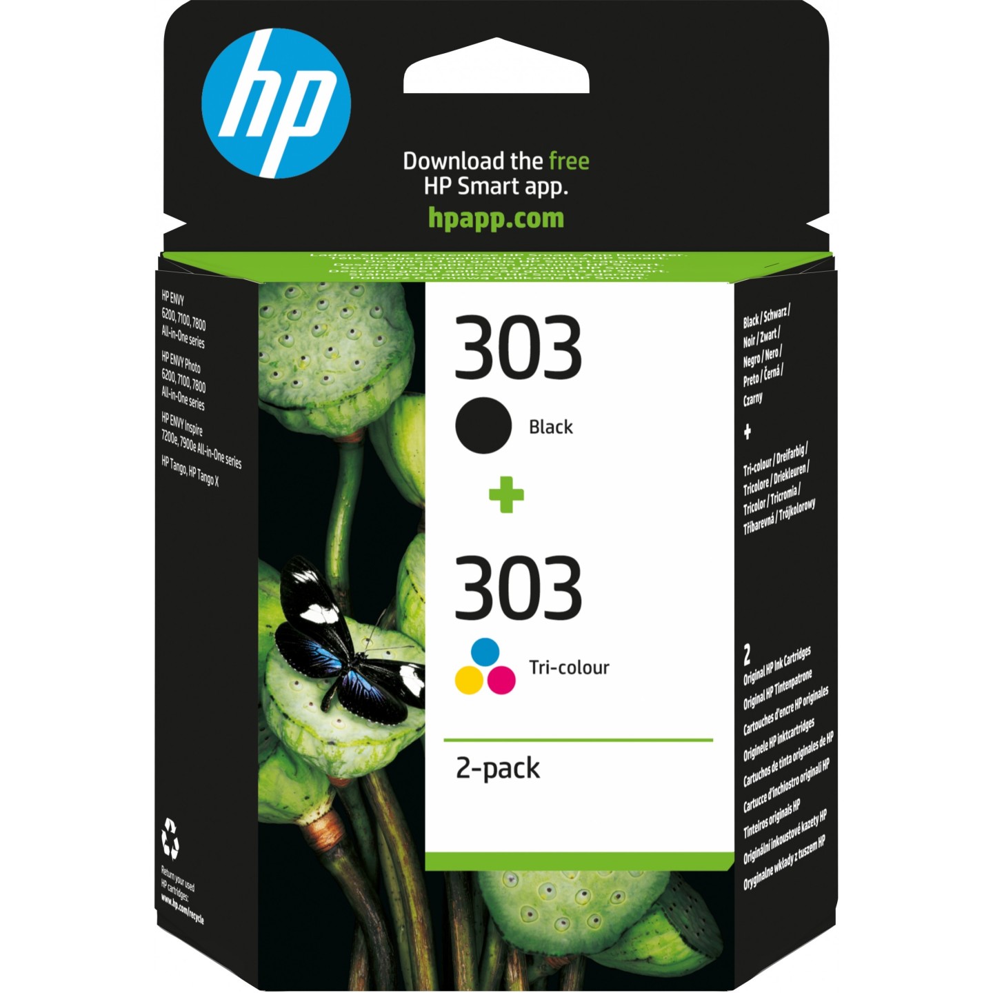 HP 303 Original Ink Multipack - 3YM92AE - Black + Cyan/Magenta/Yellow, Standard Yield — Buy in Cyprus with Fast Delivery