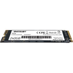 Buy Patriot P310 M.2 NVMe SSD - 240GB, PCIe 3.0 x4 (NVMe 1.3) - M.2 2280 in Cyprus, Nicosia, Limassol, Larnaka, Pafos