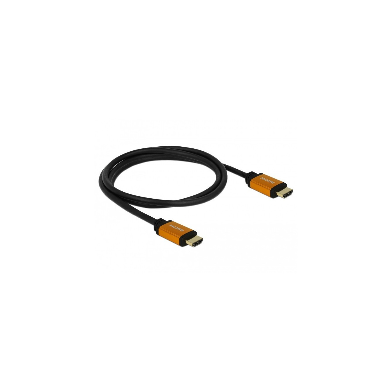 DELOCK Ultra High Speed HDMI Cable 85728 - 8K@60Hz 48Gbps, 1.5 m, Black with Gold Plugs — Buy in Cyprus with Fast Delivery