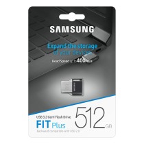 Buy STICK 512GB Samsung FIT Plus Grey USB 3.1 retail in Cyprus, Nicosia, Limassol, Larnaka, Pafos