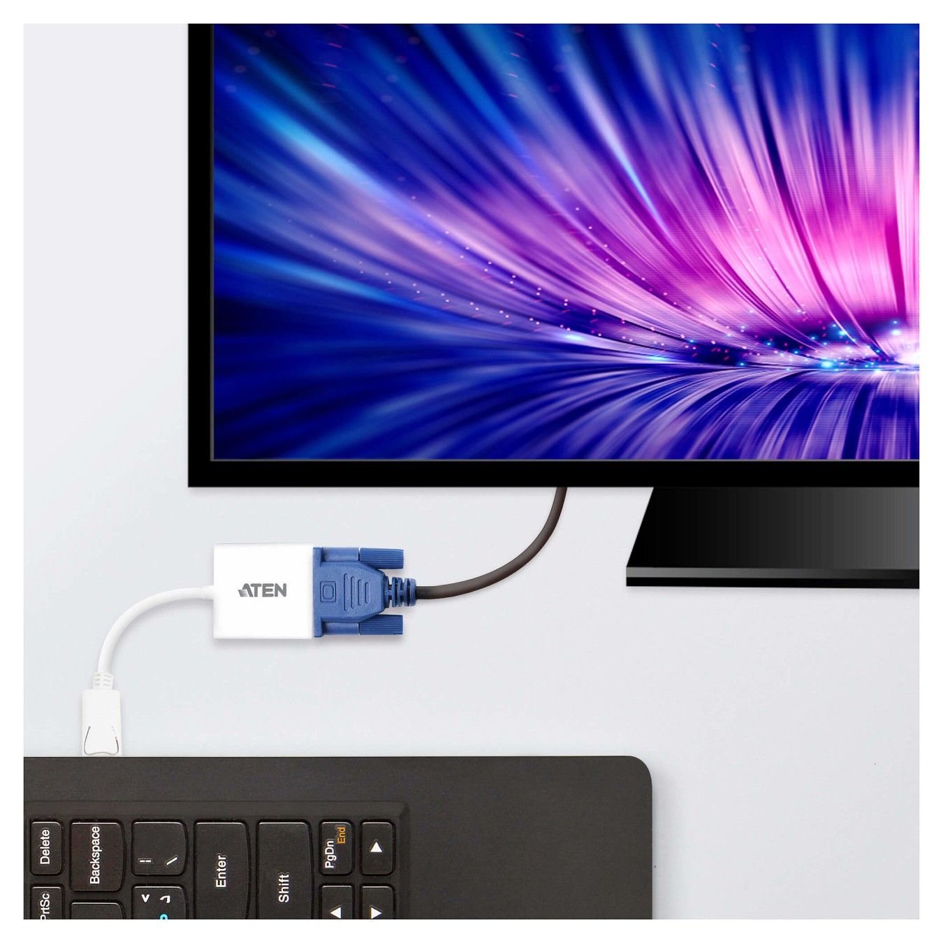 Buy ATEN DisplayPort to VGA Adapter in Cyprus, Nicosia, Limassol, Larnaka, Pafos