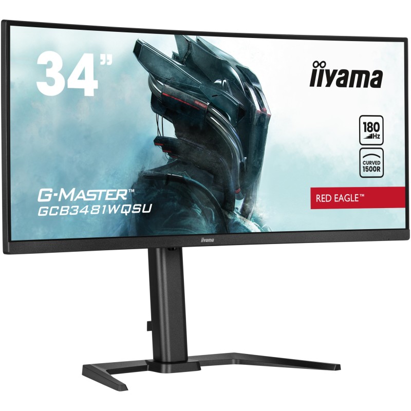 Buy iiyama G-MASTER Red Eagle GCB3481WQSU-B1 - 34in Curved VA UWQHD 3440x1440 18... in Cyprus, Nicosia, Limassol, Larnaka, Pafos