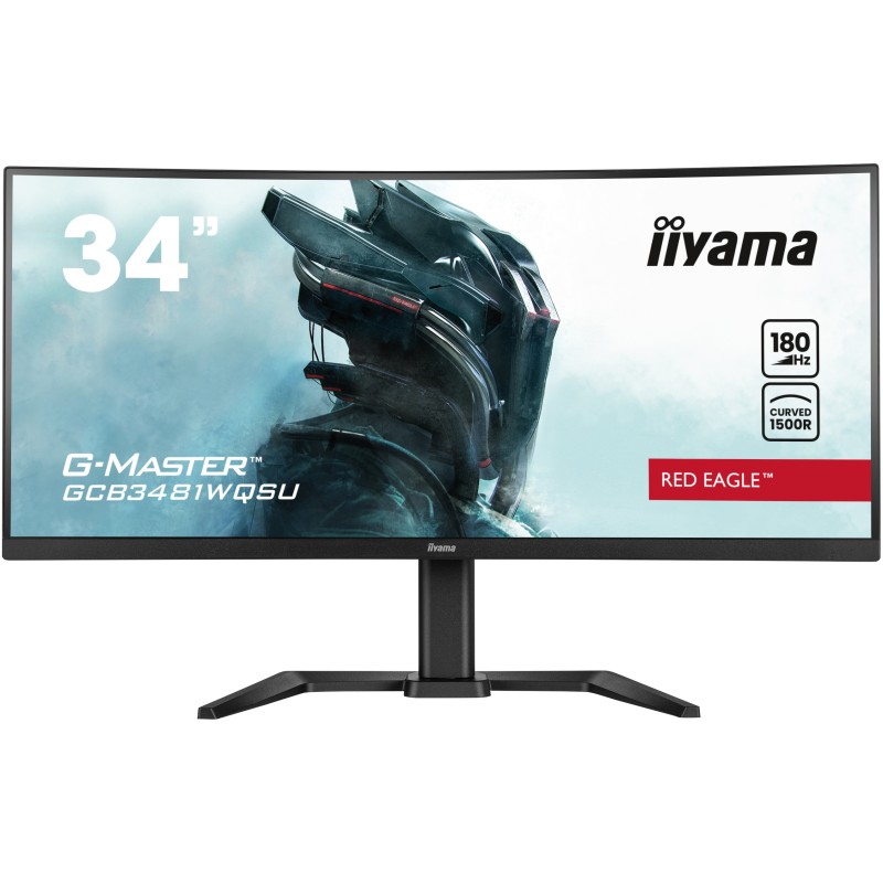 Buy iiyama G-MASTER Red Eagle GCB3481WQSU-B1 - 34in Curved VA UWQHD 3440x1440 18... in Cyprus, Nicosia, Limassol, Larnaka, Pafos