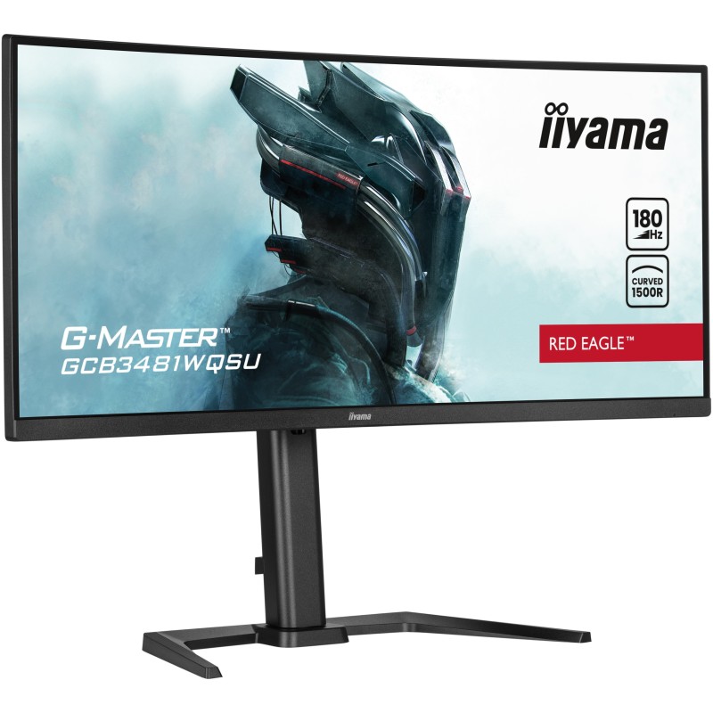 Buy iiyama G-MASTER Red Eagle GCB3481WQSU-B1 - 34in Curved VA UWQHD 3440x1440 18... in Cyprus, Nicosia, Limassol, Larnaka, Pafos