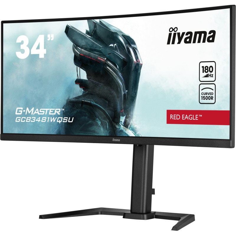 Buy iiyama G-MASTER Red Eagle GCB3481WQSU-B1 - 34in Curved VA UWQHD 3440x1440 18... in Cyprus, Nicosia, Limassol, Larnaka, Pafos