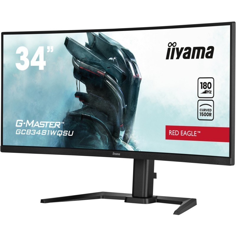 Buy iiyama G-MASTER Red Eagle GCB3481WQSU-B1 - 34in Curved VA UWQHD 3440x1440 18... in Cyprus, Nicosia, Limassol, Larnaka, Pafos