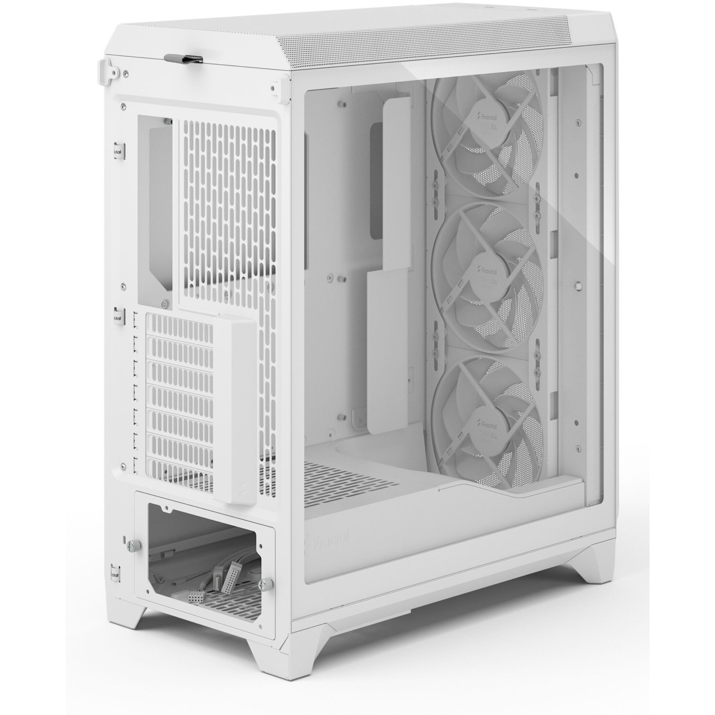 Fractal Design Meshify 3 White TG Mid Tower ATX/E-ATX Case 3x140mm Fans (Boxed) — Buy in Cyprus with Fast Delivery