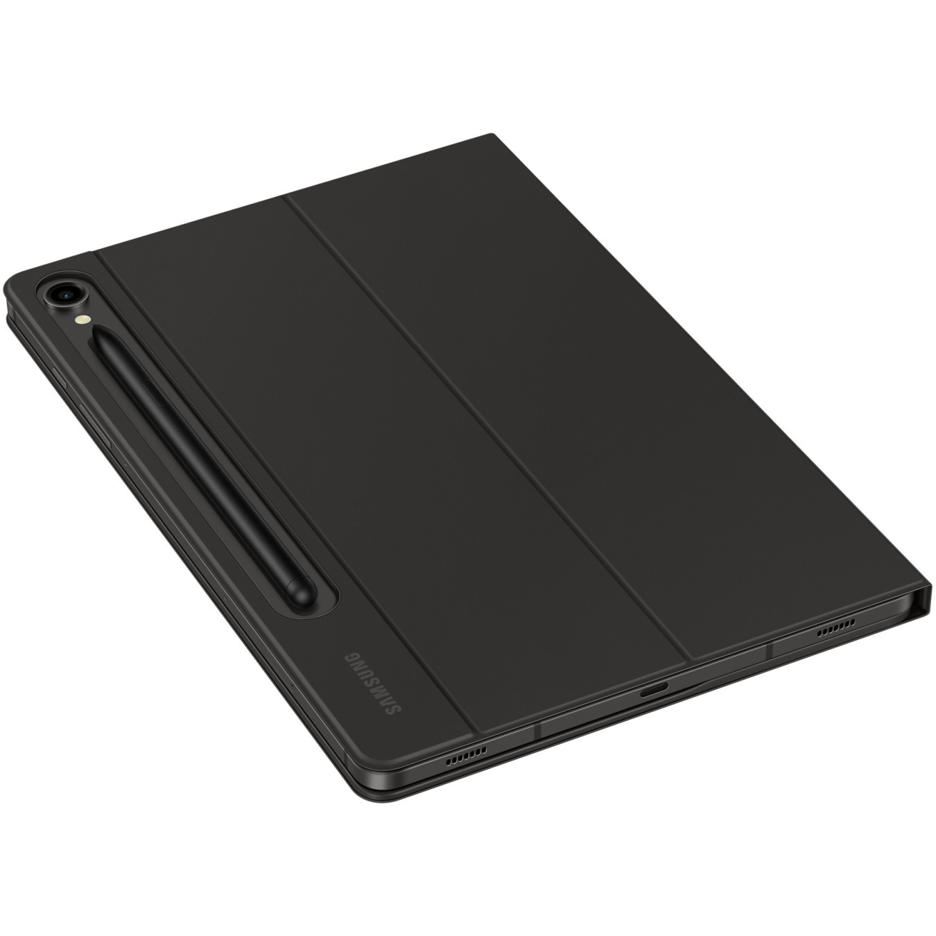 Samsung Book Cover Keyboard - EF-DX720 - Slim Keyboard Case with Touchpad & Stylus Holder, Black, for Galaxy Tab S9/S9 FE