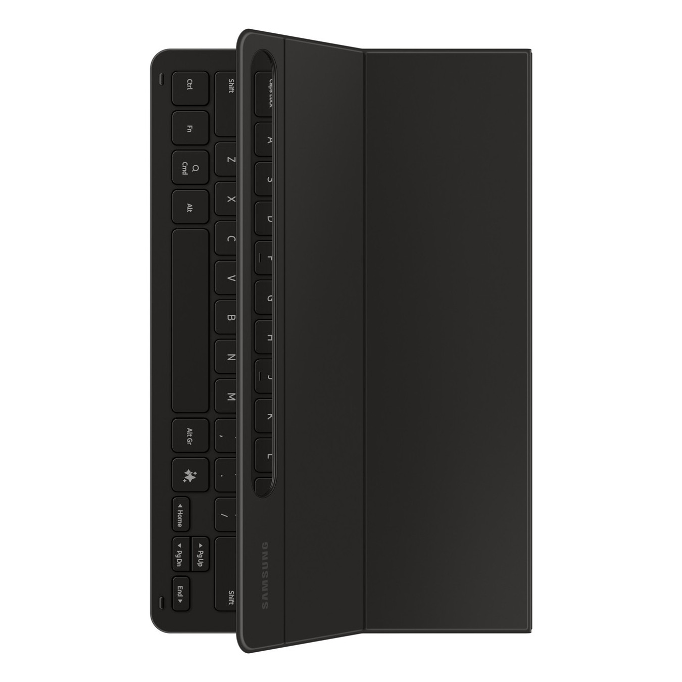 Samsung Book Cover Keyboard - EF-DX720 - Slim Keyboard Case with Touchpad & Stylus Holder, Black, for Galaxy Tab S9/S9 FE