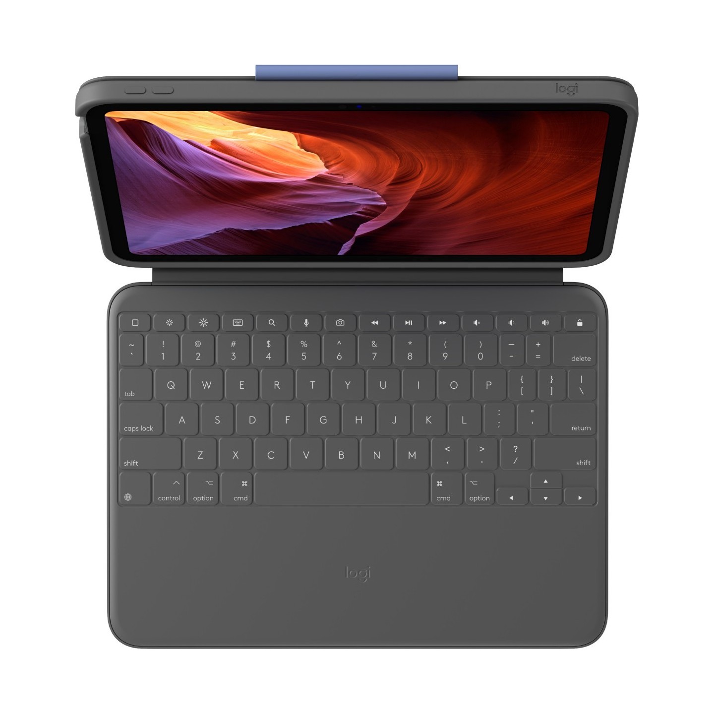 Logitech Rugged Folio - 920-011200 - Keyboard Folio for iPad 10th Gen, Graphite, German QWERTZ