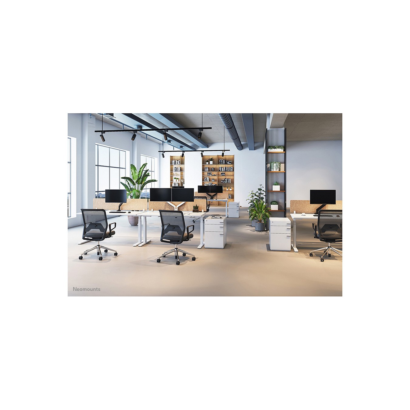 Buy NEOMOUNTS SELECT Desk mount 25,4-81,28cm 10-32inch White in Cyprus, Nicosia, Limassol, Larnaka, Pafos