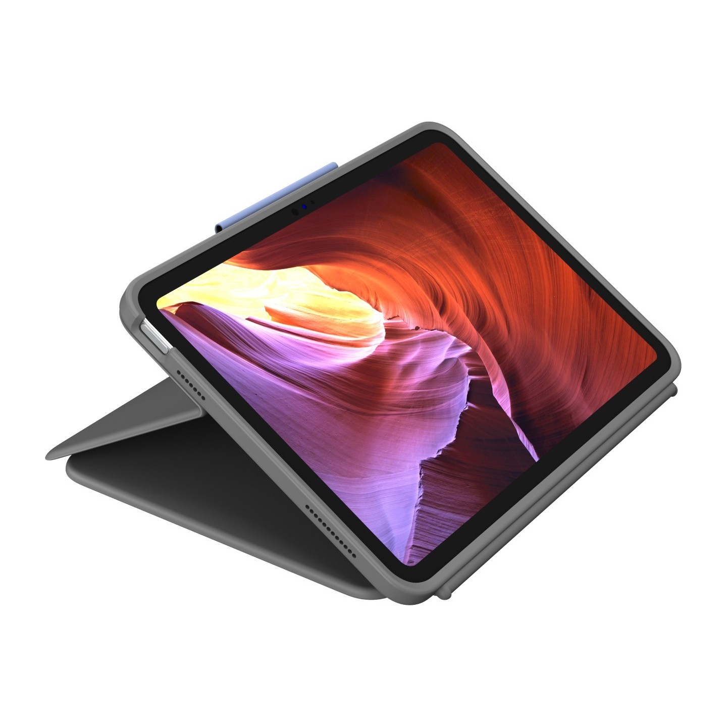 Logitech Rugged Folio - 920-011200 - Keyboard Folio for iPad 10th Gen, Graphite, German QWERTZ