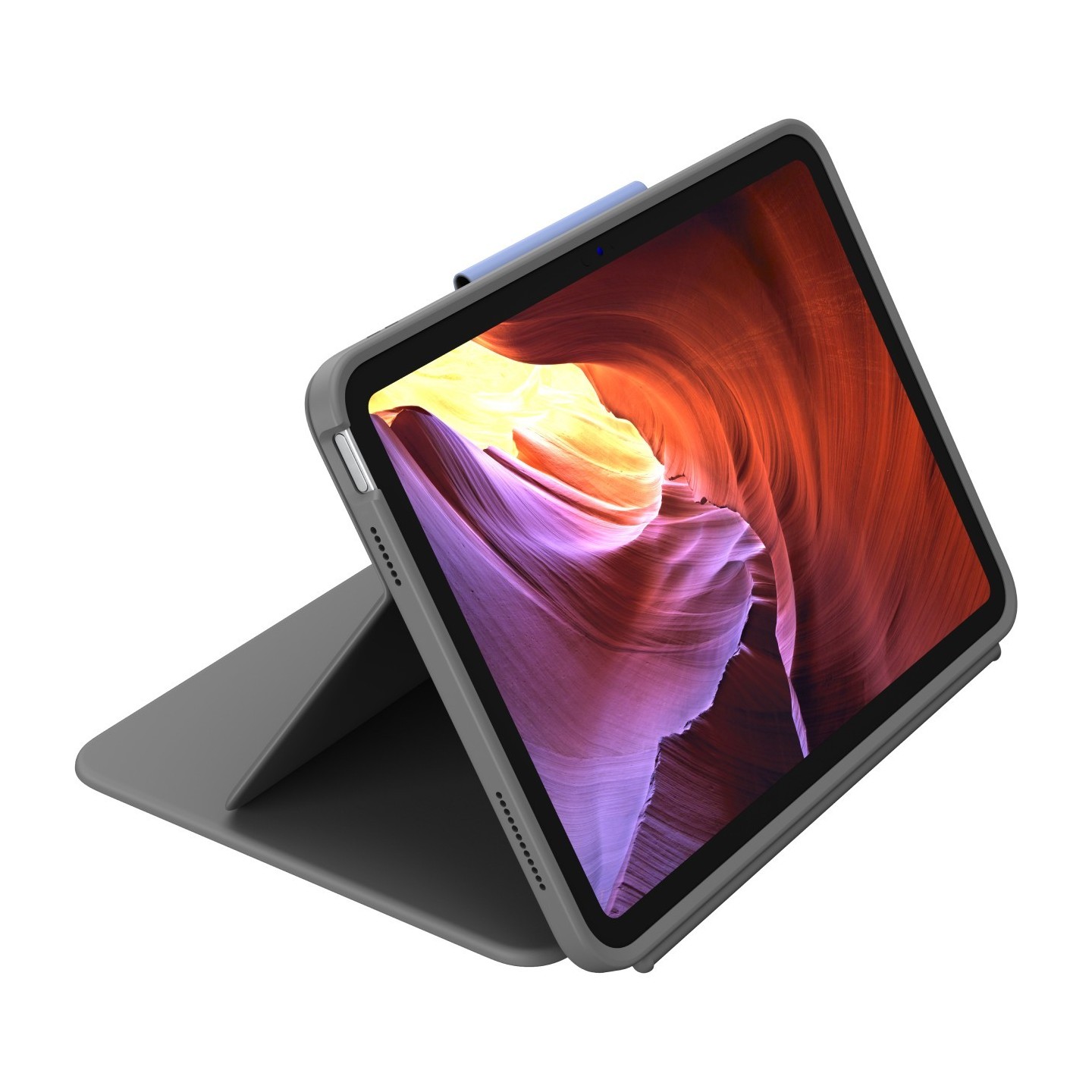 Logitech Rugged Folio - 920-011200 - Keyboard Folio for iPad 10th Gen, Graphite, German QWERTZ