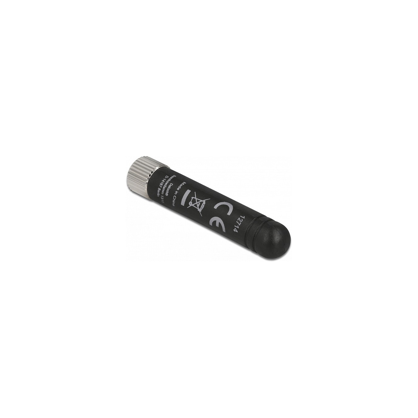 Buy DELOCK WLAN 802.11 b g n Antenne RP-SMA Stecker 1.7-3.7dBi omnidirektional starr mit flexiblem Material schwarz in Cyprus, N