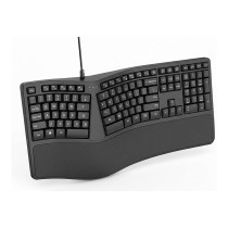 Buy Trust Keyra Ergonomische Multi-Device-Funktastatur - Bluetooth, 2.4 GHz - DE- schwarz in Cyprus, Nicosia, Limassol, Larnaka,