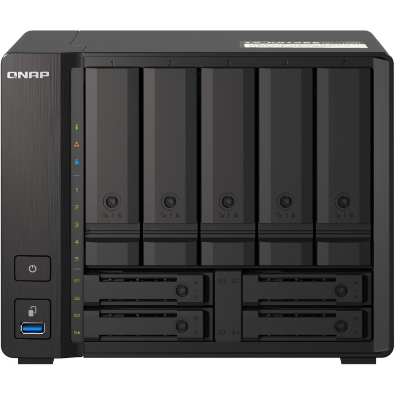Buy QNAP 9-Bay NAS - TS-H973AX - AMD Ryzen V1500B 2.2GHz, 32GB DDR4, SATA & U.2 ... in Cyprus, Nicosia, Limassol, Larnaka, Pafos
