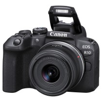 Buy Canon EOS R10 Black Digital Camera + RF-S 18-45mm F4.5-6.3 IS STM lens in Cyprus, Nicosia, Limassol, Larnaka, Pafos