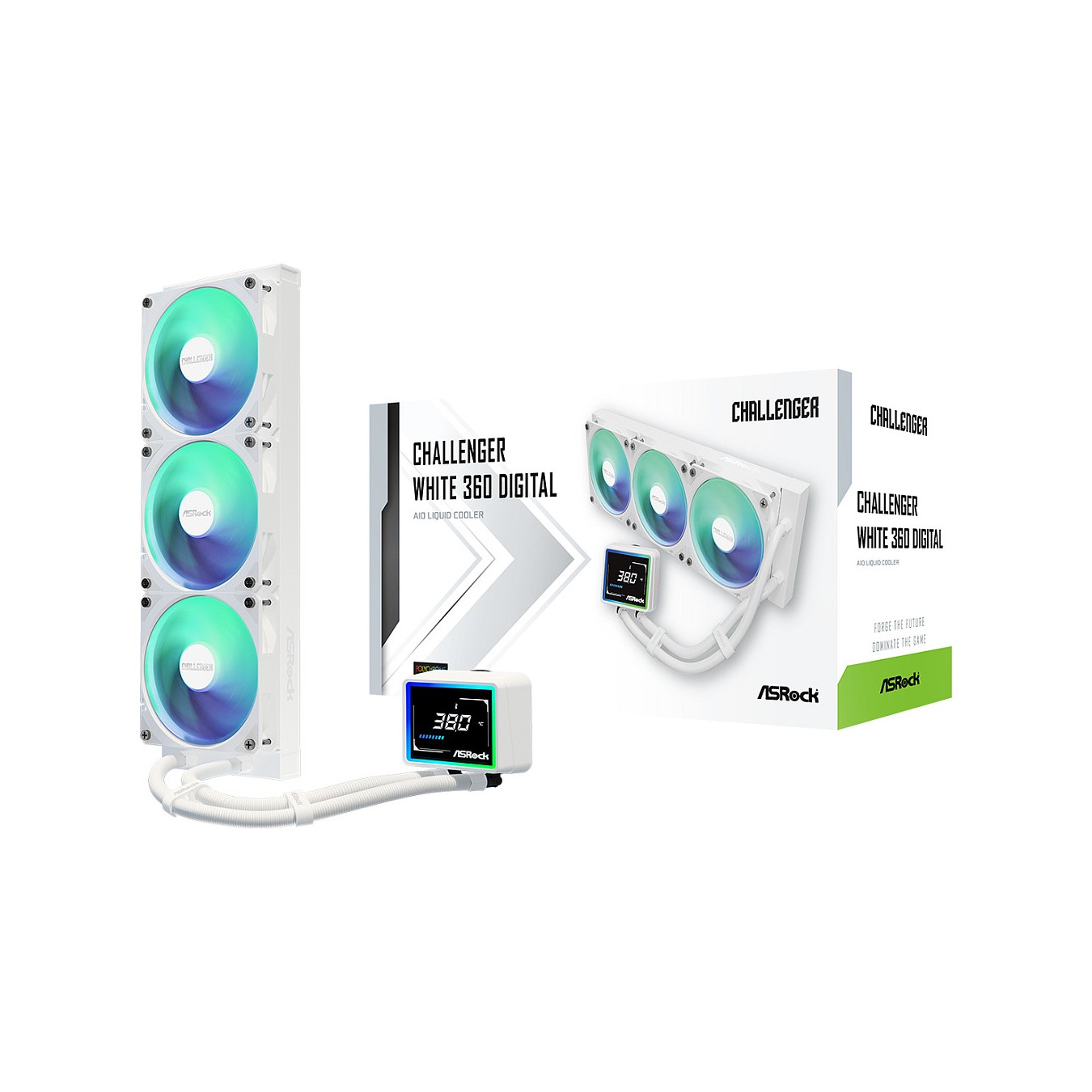 Buy K ASRock Challenger White 360 Digital in Cyprus, Nicosia, Limassol, Larnaka, Pafos