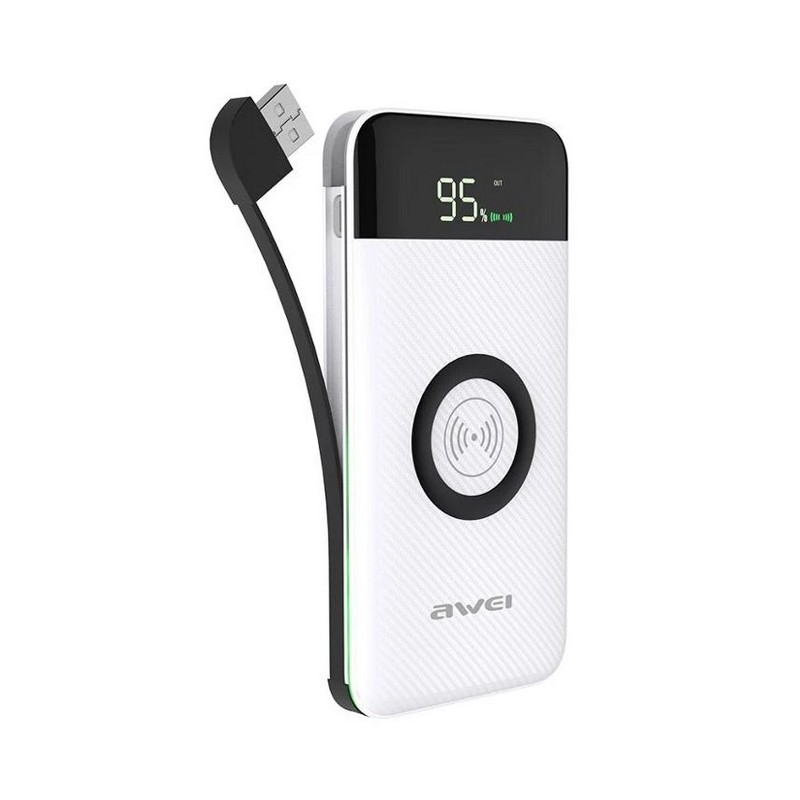 Power Bank Awei P71K 10000 mAh wireless charging -  Official distributor b2b