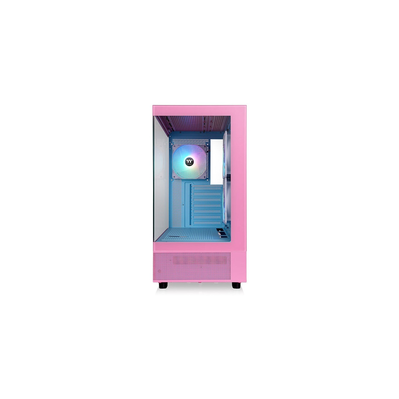 Thermaltake View 270 Plus TG ARGB - Mid Tower PC Case - Bubble Pink, Tempered Glass, E-ATX/ATX, ARGB Fans
