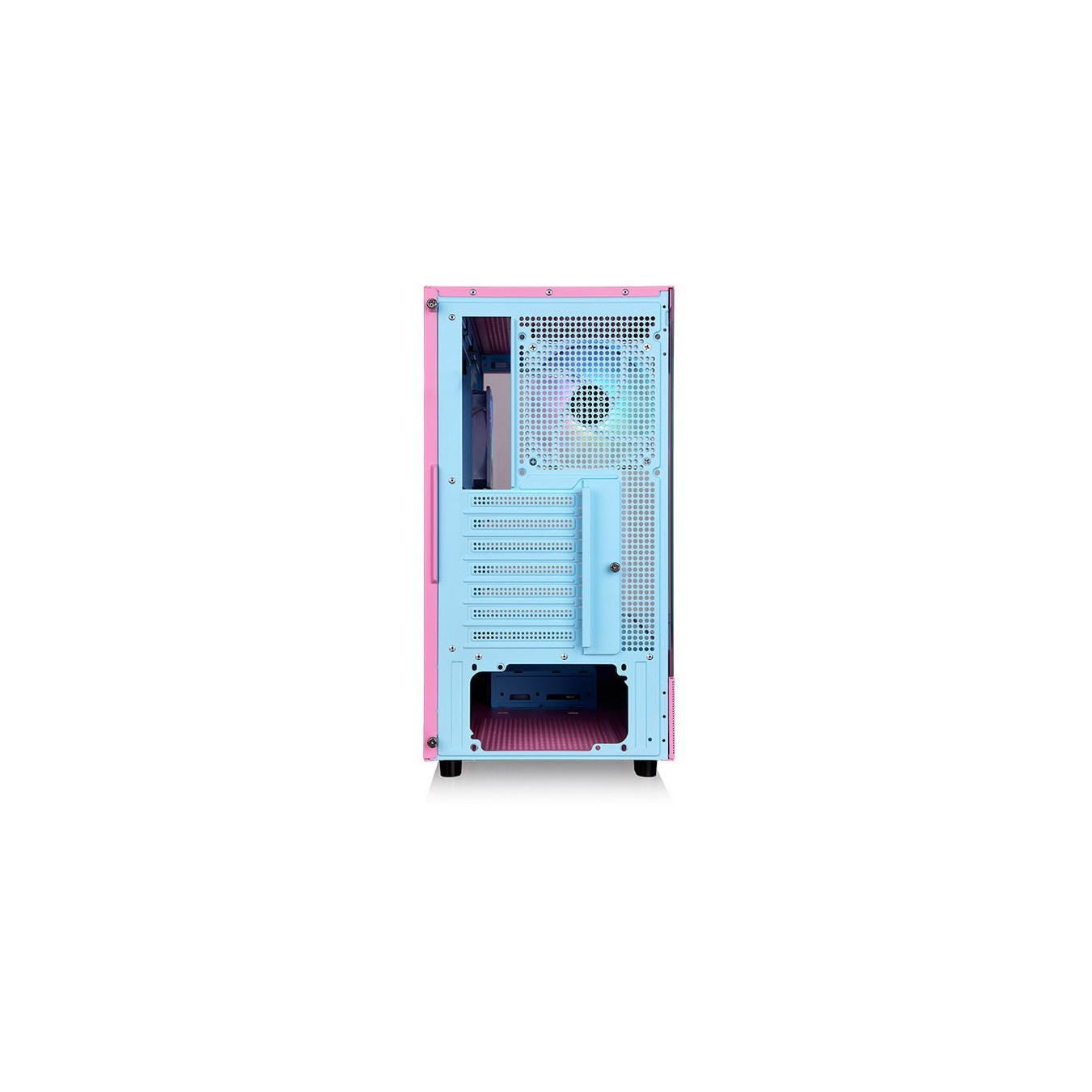 Thermaltake View 270 Plus TG ARGB - Mid Tower PC Case - Bubble Pink, Tempered Glass, E-ATX/ATX, ARGB Fans