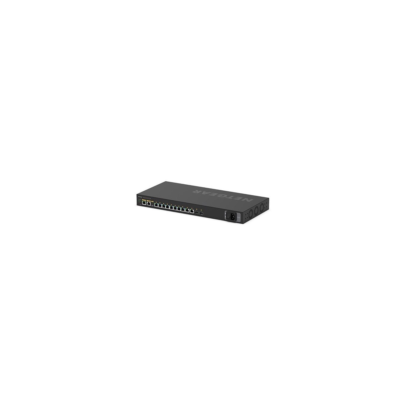 NETGEAR M4250-10G2XF-PoE+ - 10-Port Gigabit L2/L3 Managed PoE+ Switch, 2x SFP+ 10G, 2GB RAM, 1.25GHz CPU, Black