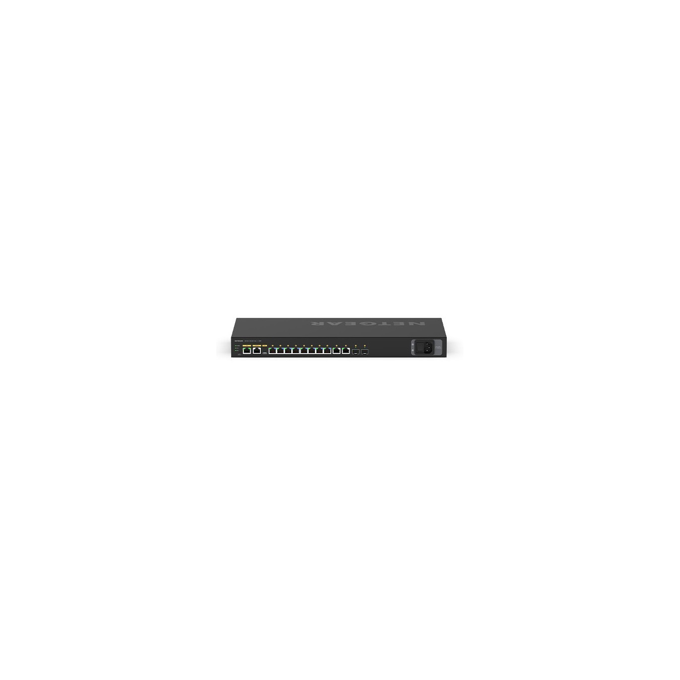 NETGEAR M4250-10G2XF-PoE+ - 10-Port Gigabit L2/L3 Managed PoE+ Switch, 2x SFP+ 10G, 2GB RAM, 1.25GHz CPU, Black